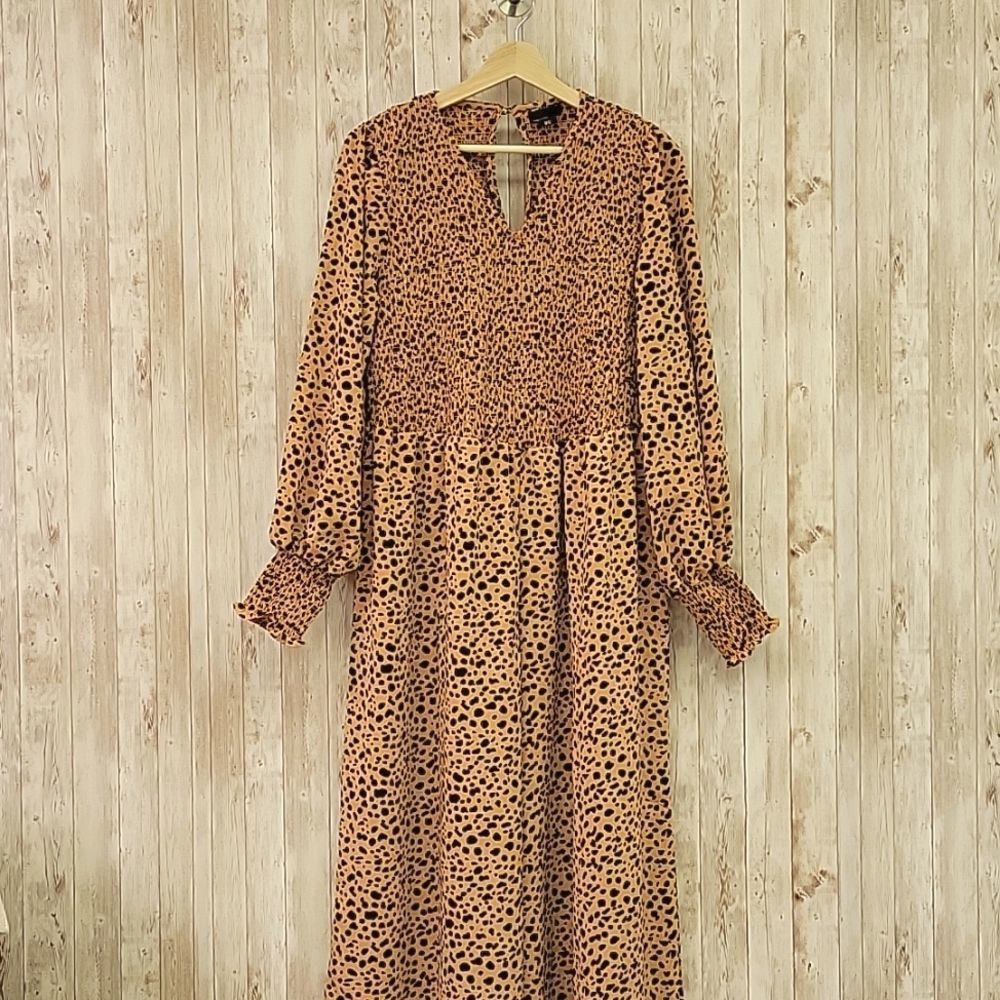 Animal print jumper